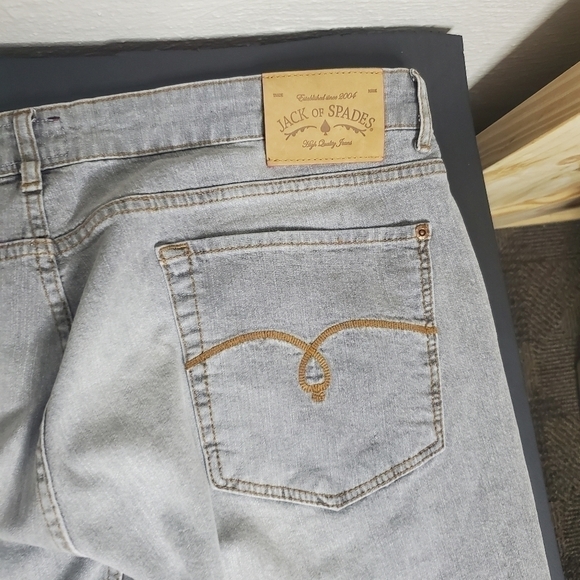 Jack of Spades High Roller Stretch Straight Leg Stretch Jeans Size 42x34 - Picture 13 of 16